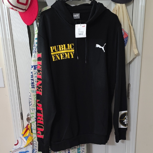 Public Enemy X Puma Heavyweight Hoodie Mens XL - Picture 1 of 6